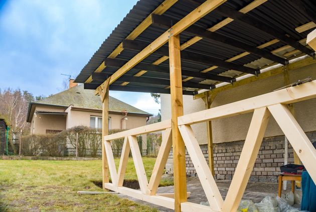 terasz tetőfedés után